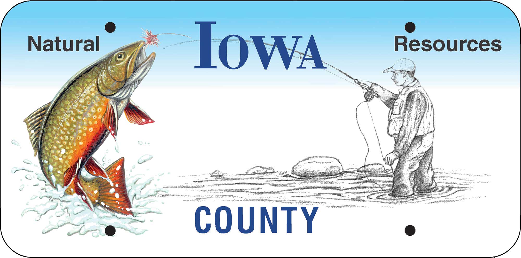 Natural Resources License Plates, Iowa DNR