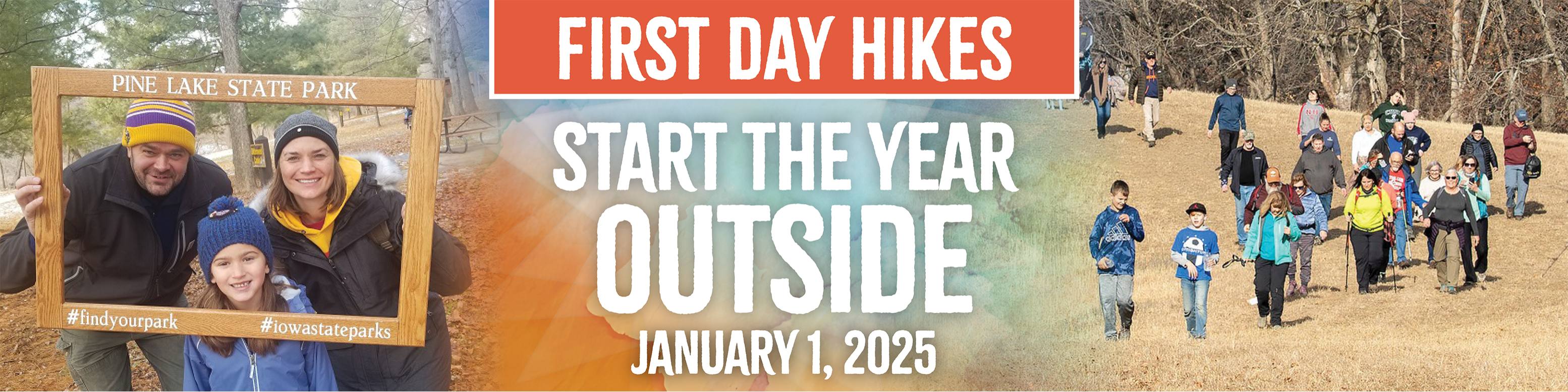 First Day Hikes, get Outdoors on January 1st