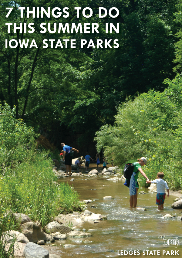 Did you know you could spelunk in Iowa? Or try trout fishing, watch the sunrise from your campsite over the Mississippi River - so many ideas! | Iowa DNR