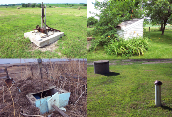 Examples of wells that need to be properly plugged.